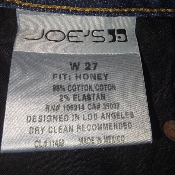 JOE'S JEANS THE HONEY BOOTY FIT BOOTCUT JEANS WOMENS SIZE 27 - Picture 7 of 9